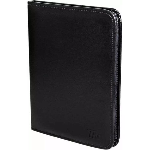 pasta fichário classic com ziper preta