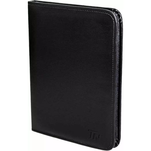 pasta fichário classic com ziper preta pasta fichário classic com ziper preta