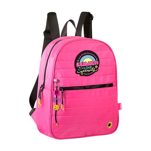 mochila com alça luluca pink mochila com alça luluca pink