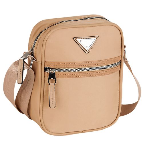 bolsa com alça transversal glow it taupe