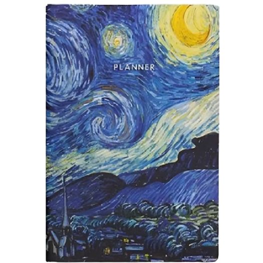 planner permanente costurado noite estrelada planner permanente costurado noite estrelada