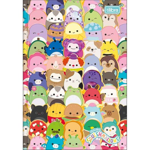 caderno linguagem brochura 80 folhas capa dura squishmallows diversos modelos caderno linguagem brochura 80 folhas capa dura squishmallows diversos modelos