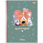 caderno universitário 1x1 80 folhas capa dura disney pets caderno universitário 1x1 80 folhas capa dura disney pets