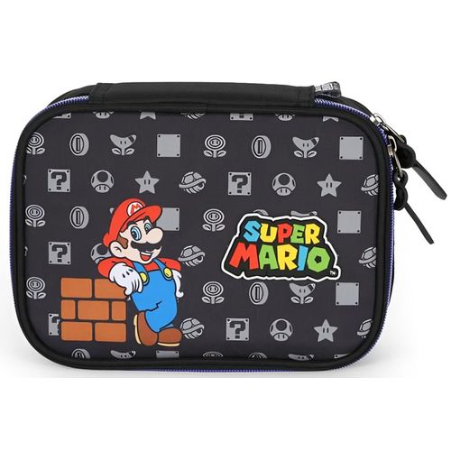 estojo box super mario preto