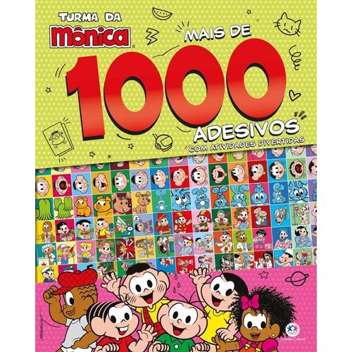 turma da mônica - mais de 1000 adesivos