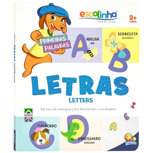 escolinha todolivro - primeiras palavras -  letras