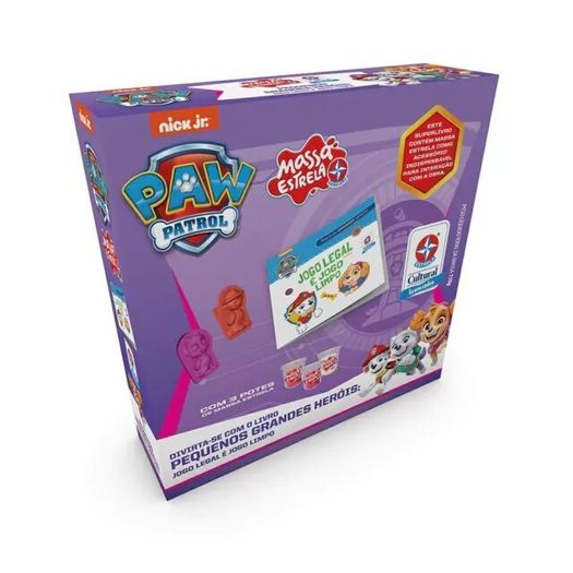 conjunto super massa com livro skye patrulha canina conjunto super massa com livro skye patrulha canina