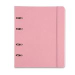 caderno criativo argolado rosa pastel 100 folhas pautado caderno criativo argolado rosa pastel 100 folhas pautado