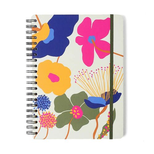 caderno universitário 10x1 160 folhas capa dura pólen aromas off white