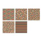 papel presente sortido decorado colorido kraft rolinho 1 folha papel presente sortido decorado colorido kraft rolinho 1 folha