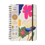 caderno colegial 1x1 80 folhas capa dura pólen aromas off white caderno colegial 1x1 80 folhas capa dura pólen aromas off white