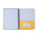 caderno colegial 10x1 160 folhas capa dura melissa caminho das abelhas