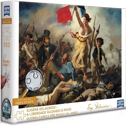 quebra-cabeça 500 pecças delacroix liberdade quebra-cabeça 500 pecças delacroix liberdade