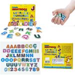 coleção imantados letras e números 54 peças