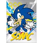 caderno linguagem brochura 80 folhas capa dura sonic caderno linguagem brochura 80 folhas capa dura sonic