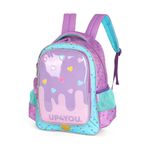 mochila com alça sorvete violeta