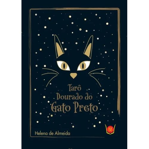 tarô dourado do gato preto