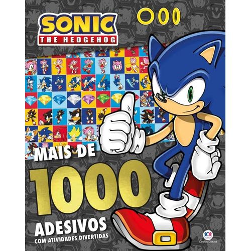 sonic - mais de 1000 adesivos