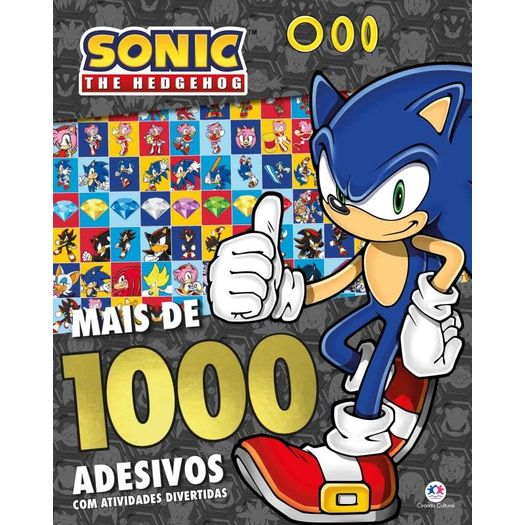 sonic - mais de 1000 adesivos