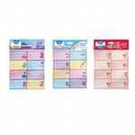 etiqueta adesiva escolar 16un estampas diversas infantis etiqueta adesiva escolar 16un estampas diversas infantis