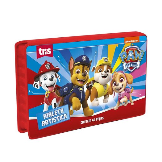 maleta de pintura patrulha canina 42 itens maleta de pintura patrulha canina 42 itens