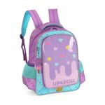 mochila com alça sorvete violeta