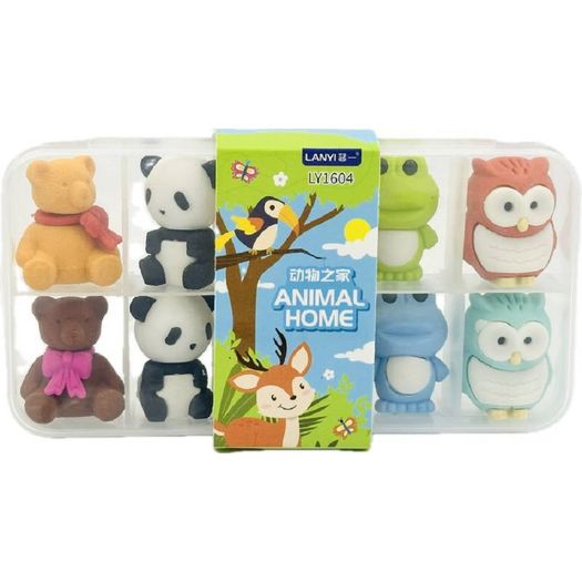 borracha bichinhos kit 10 unidades borracha bichinhos kit 10 unidades