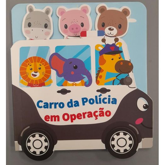 passeando pela cidade - carro da polícia em operação passeando pela cidade - carro da polícia em operação