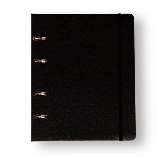 caderno criativo argolado preto 100 folhas pautado caderno criativo argolado preto 100 folhas pautado