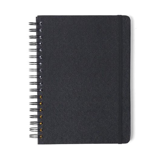 caderno colegial 10x1 160 folhas capa dura clássica preta caderno colegial 10x1 160 folhas capa dura clássica preta