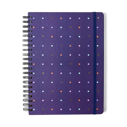 caderno universitário 10x1 160 folhas capa dura bossa nova pontos azul caderno universitário 10x1 160 folhas capa dura bossa nova pontos azul
