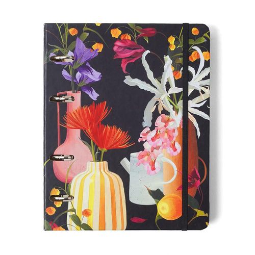 caderno criativo argolado office duo ateliê a5 preta