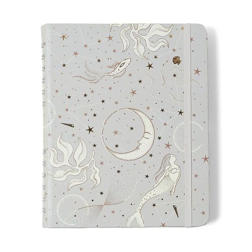 caderno organizador duo astral maré off white a5
