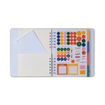 caderno organizador duo astral maré off white a5 caderno organizador duo astral maré off white a5