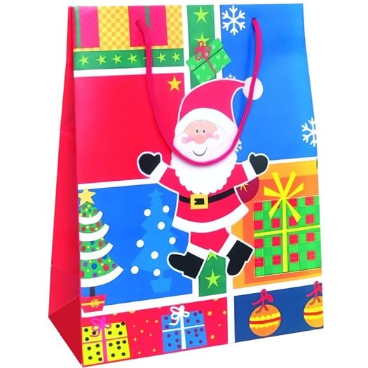 sacola presente natal sortida grande sacola presente natal sortida grande