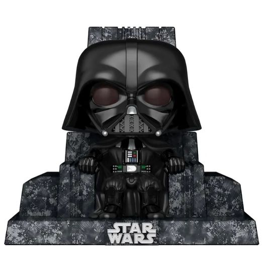 star wars deluxe - darth vader on throne (745) - funko star wars deluxe - darth vader on throne (745) - funko