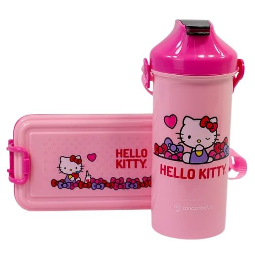 kit lunch box garrafa e marmita hello kitty kit lunch box garrafa e marmita hello kitty