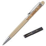 caneta esferográfica cristal nude crown caneta esferográfica cristal nude crown