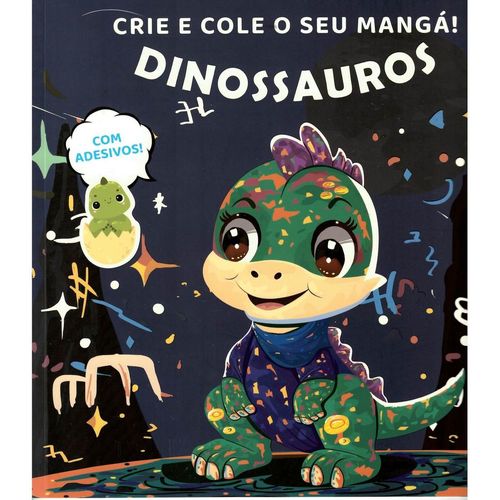 crie e cole o seu mangá! dinossauros