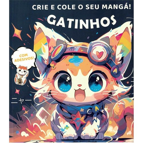 crie e cole o seu mangá! gatinhos