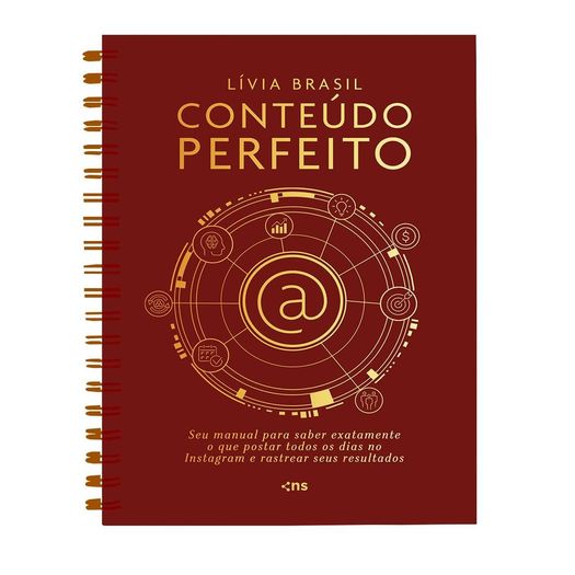 conteúdo perfeito - planner capa dura espiral conteúdo perfeito - planner capa dura espiral