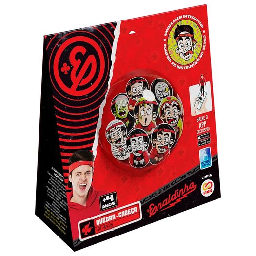 quebra-cabeça 60 peças enaldinho surpresa quebra-cabeça 60 peças enaldinho surpresa