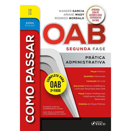 como passar na oab 2 fase - prática administrativa