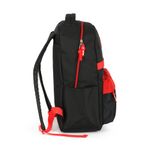 mochila com alça enaldinho preto e vermelho