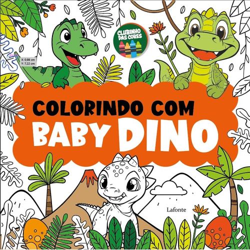 colorindo com baby dino