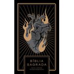 bíblia nvt coração all black - letra normal bíblia nvt coração all black - letra normal