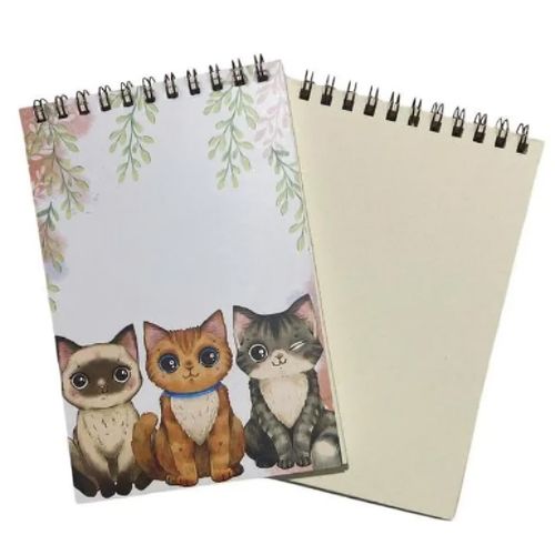bloco de anotações gatinhos 50 folhas
