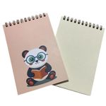 bloco de anotações panda óculos 50 folhas bloco de anotações panda óculos 50 folhas