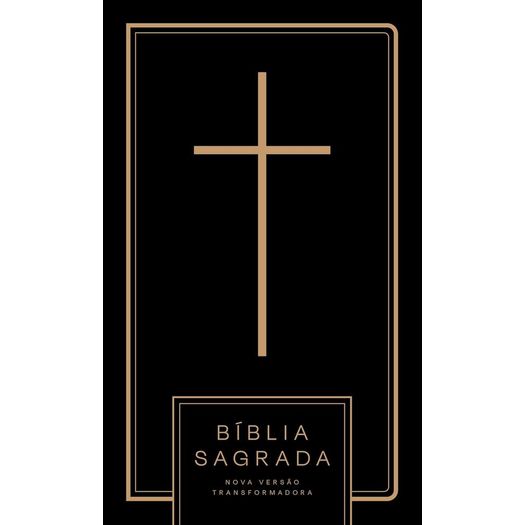 bíblia nvt cruz all black - letra normal bíblia nvt cruz all black - letra normal