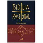 biblia pastoral - media ziper - vinho letra grande biblia pastoral - media ziper - vinho letra grande